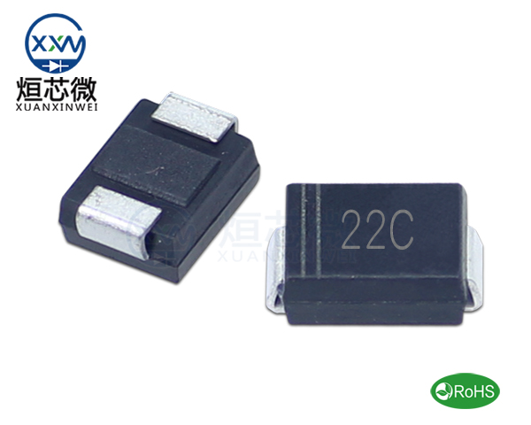 P6SMB22CA參數,TVS二極管P6SMB22CA瞬態(變)抑制二極管